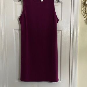 Elegant Sleeveless Purple Dress
